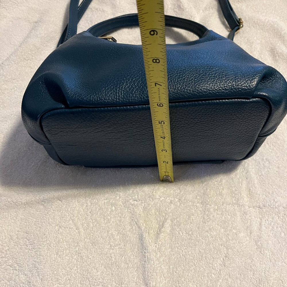 Claudia Firenze Blue Leather Bag - Picture 5 of 8
